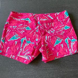NWT Lilly Pulitzer Ellie Shorts in Sea Blue Flirty Sea - Women’s Size 0